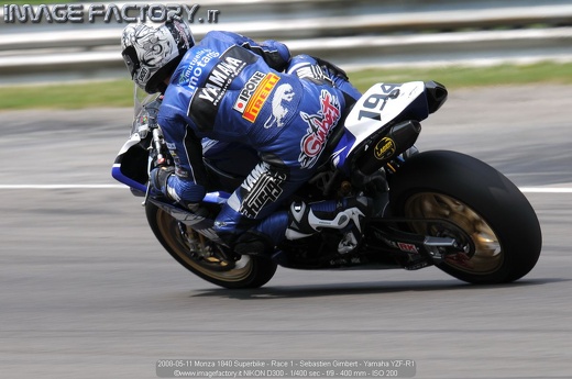 2008-05-11 Monza 1840 Superbike - Race 1 - Sebastien Gimbert - Yamaha YZF-R1